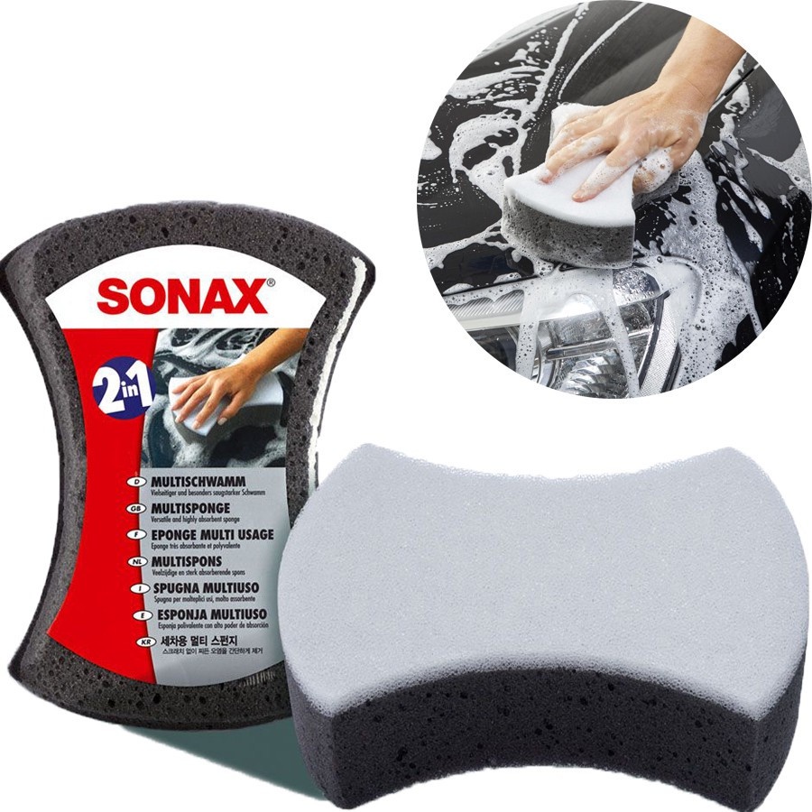 Bọt biển rửa xe chuyên dụng sonax multi sponge onzca shop