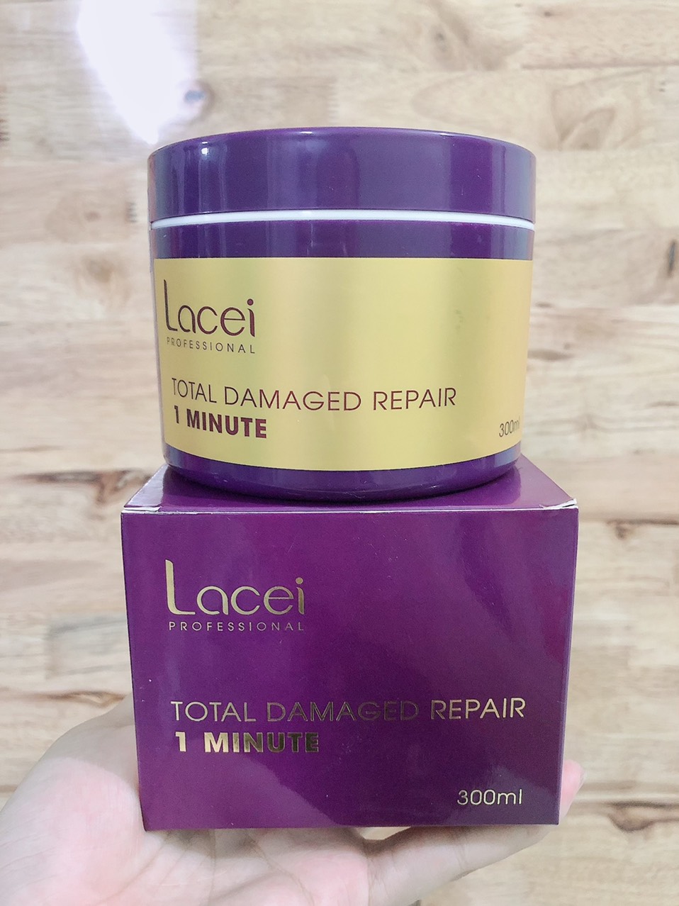 Kem ủ tóc phục hồi 1 phút lacei 300ml - hấp dầu lacei