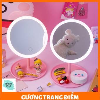 Gương Trang Điểm đề bàn Tích Hợp Đèn LED MAKEP LIGHT MIRROR 3 chế độ ánh sáng