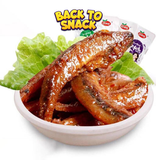 Cá sốt chua cay Koushuiyu siêu ngon gói 9gr - Đồ ăn vặt Trung Quốc thơm ngon -Back To Snack