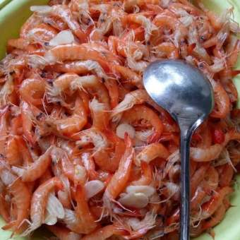 Mắm tép bạc đất chưa trộn đu đủ 1kg