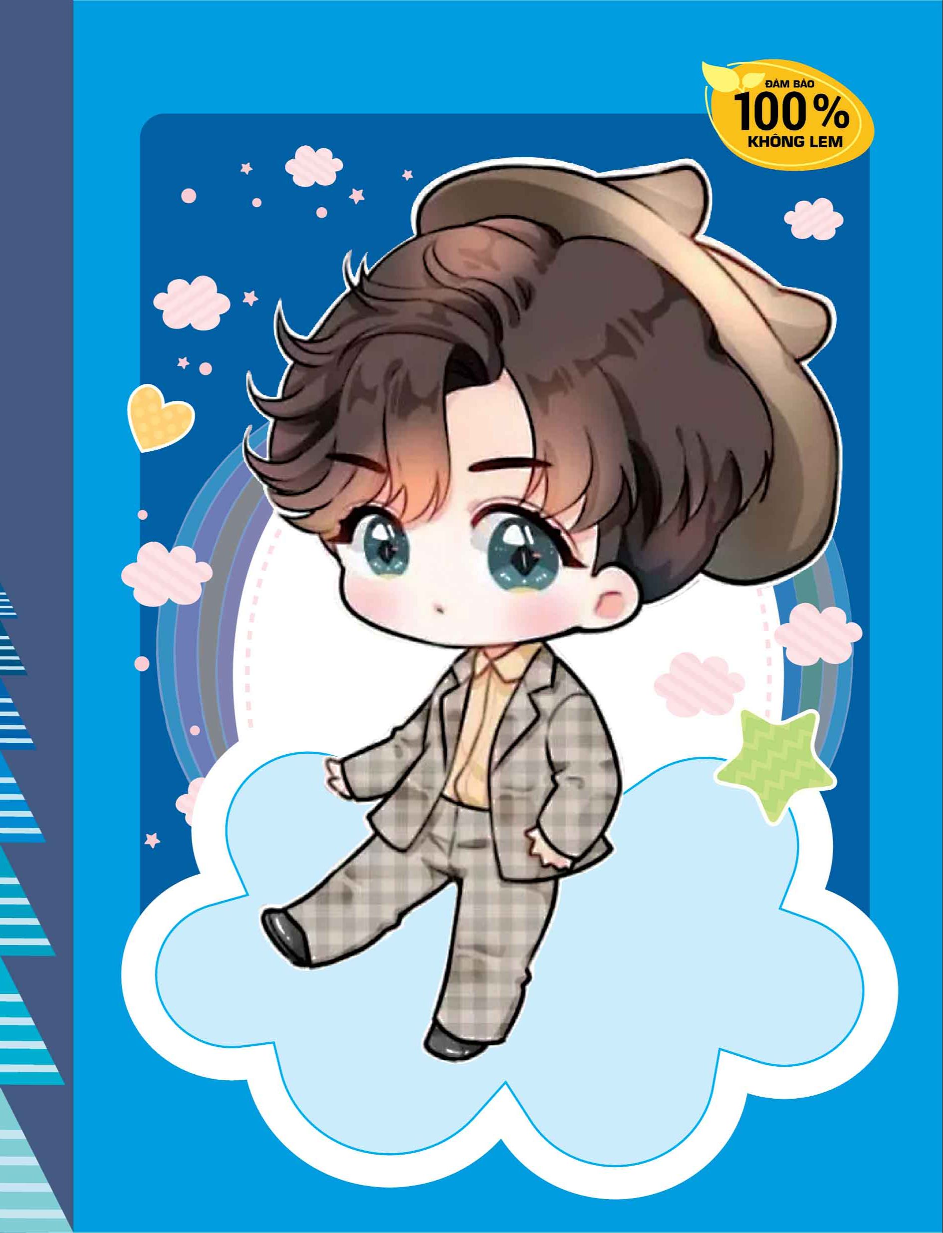 Combo 5 cuốn Tập HS Vanlangbooks 200 trang ĐL 80 - Chibi sinh nhật-Vanlangbooks
