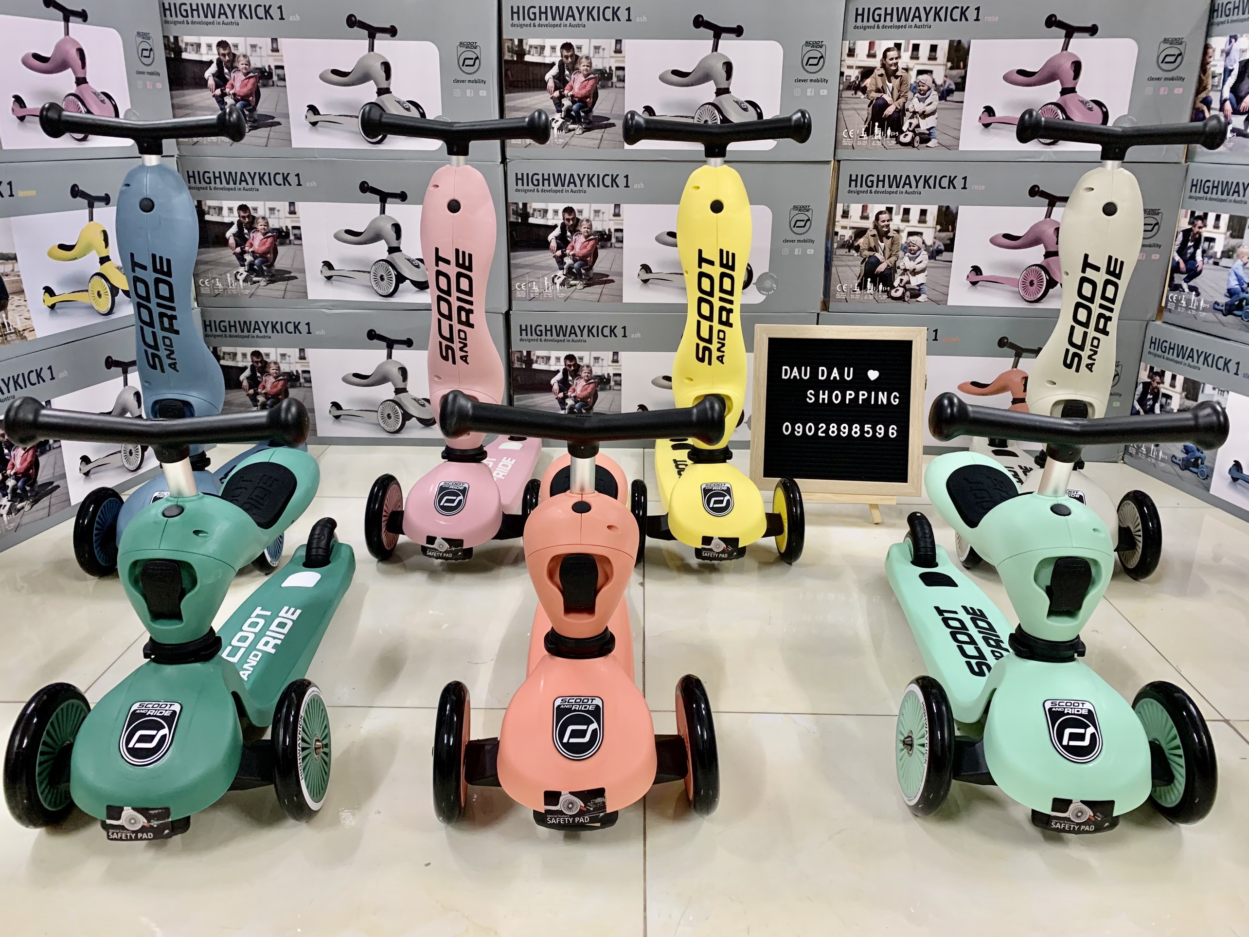 Xe scoot and ride chính hãng cho trẻ em
