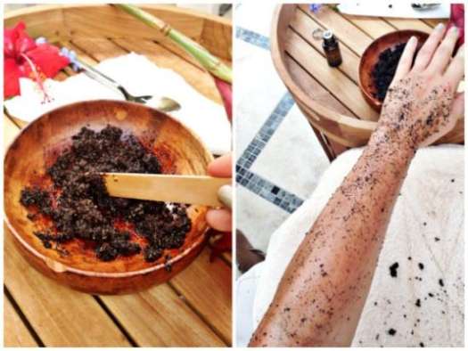 Bã Cà Phê Mộc nguyên chất 500g- giúp trắng da, tẩy tế bào chết hiệu quả..