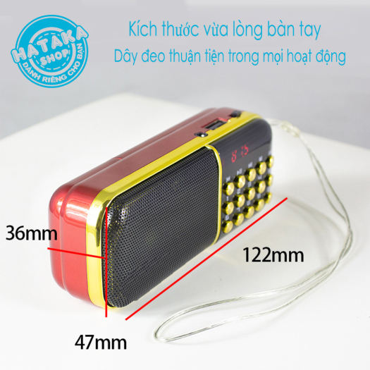 Loa Đài nghe thẻ nhớ, USB, FM, máy tắm ngôn ngữ, học tiếng anh