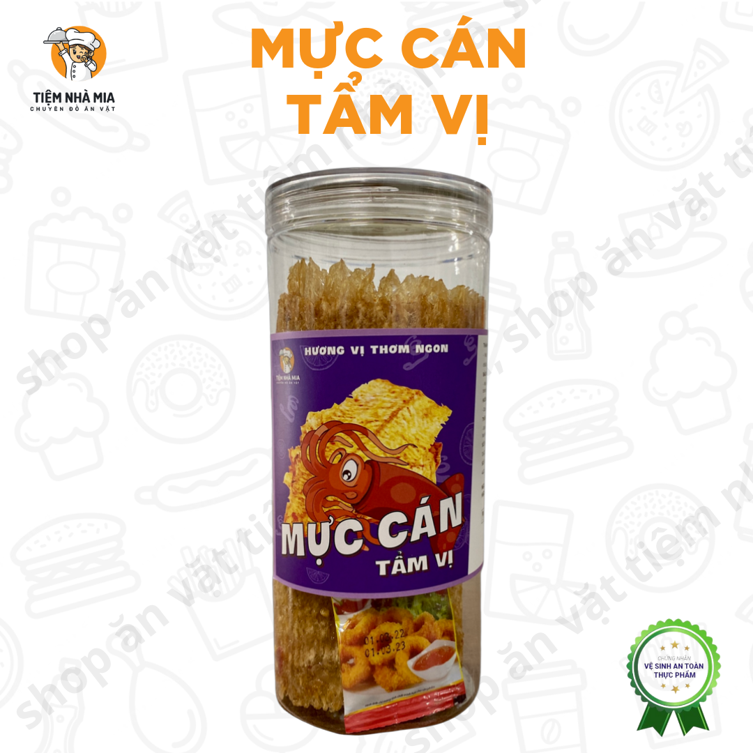 Khô Mực cán tẩm vị