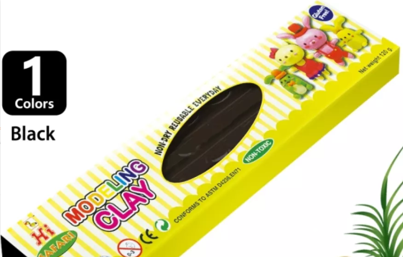 Clay - sold per piece Kid Art Modeling Clay Non Drying Education Toys Modeling Materials 120g (Single and Multicolor)