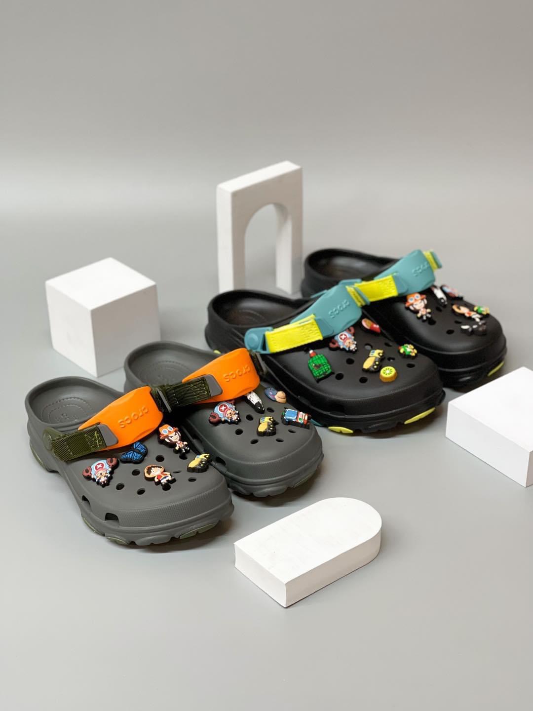 Dép Crocs All Terrain Clog Ver 2 Chính Hãng, thiết kệ nhựa phối quai vải, đúc nguyên đôi nhẹ bền -SAUVUIVE