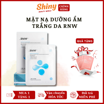 Mặt nạ dưỡng ẩm trắng da RNW - Combo 10 mặt nạ 3D chứa Hyaluronic Acid giúp da căng bóng ẩm mịn - Shiny Beauty World