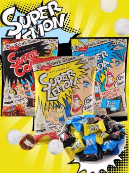 Kẹo siêu chua Nhật Bản Ribon Super Lemon Cola Soda