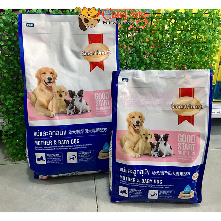 Hạt cho chó Smart Heart Mother Baby Dog 15kg-Phụ kiện thú cưng Hà Nội