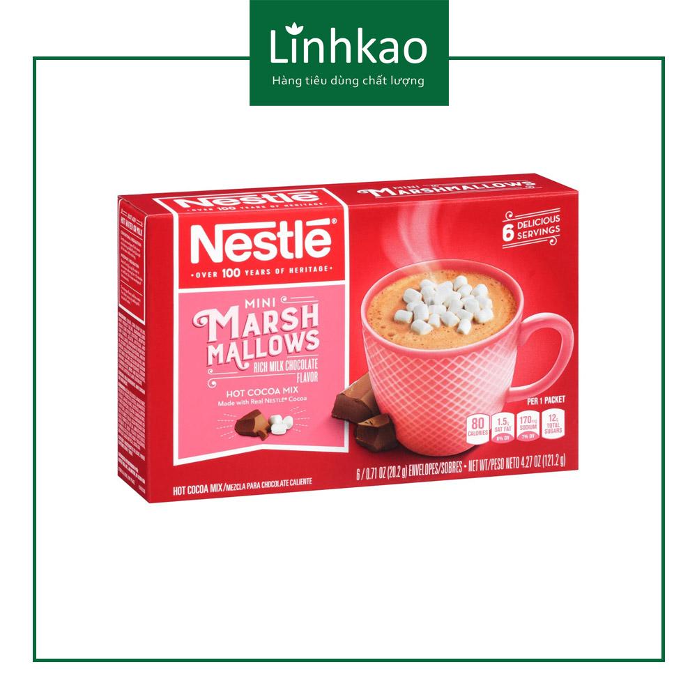 Bột Cacao hòa tan Nestle Mini Marsh Mallows 121.2gr