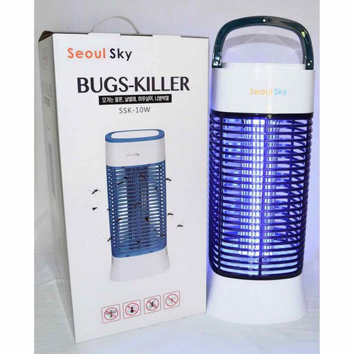 [SIÊU HOT 2022] Đèn Bắt Muỗi Bugs-Killer Seoul Sky Đèn Diệt Côn Trùng Hiệu Quả,An Toàn Cho Sức Khỏe.Bước Sóng Đèn Dài Khoảng Từ 350 Đến 375mm.Công Xuất Hoạt Động Thấp,Giúp Tiết Kiệm Điện Năng.Có Thể Hoạt Động Liên Tục 24/24H