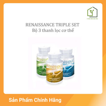 RENAISSANCE TRIPLE SET  Bộ 3 thanh lọc cơ thể