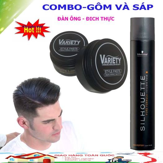 GÔM SÁP GIÁ RẺ,SÁP VUỐT TÓC CHO NAM,COMBO SÁP -GÔM XỊT TÓC CAO CẤP,tạo nếp tốt, giữ nếp lâu, hương thơm dịu và dễ tan trong nước.SẢN PHẨM MỚI