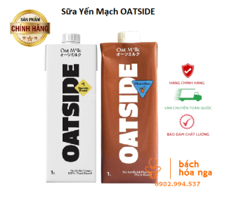 Sữa Yến Mạch OATSIDE Chocolate/yến mạch Oat Milk Indonesia Hộp 1 lít