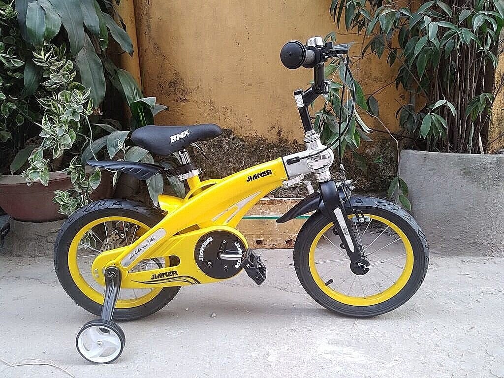 XE ĐẠP TRẺ EM JIANER S1 KHUNG NHÔM VÀNH NAN KHUNG RÚT - HÀNG NHẬP KHẨU CHÍNH HÃNG