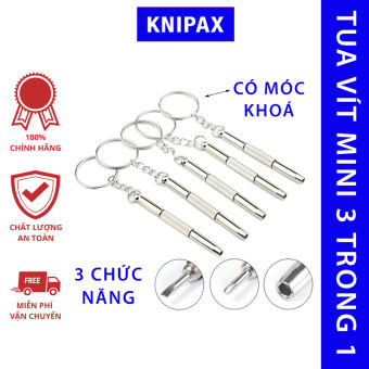 Tua vít mini 3 trong 1 đa năng có móc khoá, hợp kim cực bền, Tua vít đa năng, Tô vít mini -K1756
