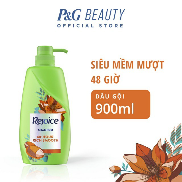 Dầu gội rejoice siêu mềm mượt chai 900g