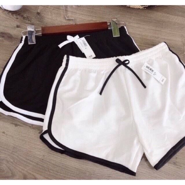 Quần đùi nữ cotton mềm mát mặc nhà tập thể thao