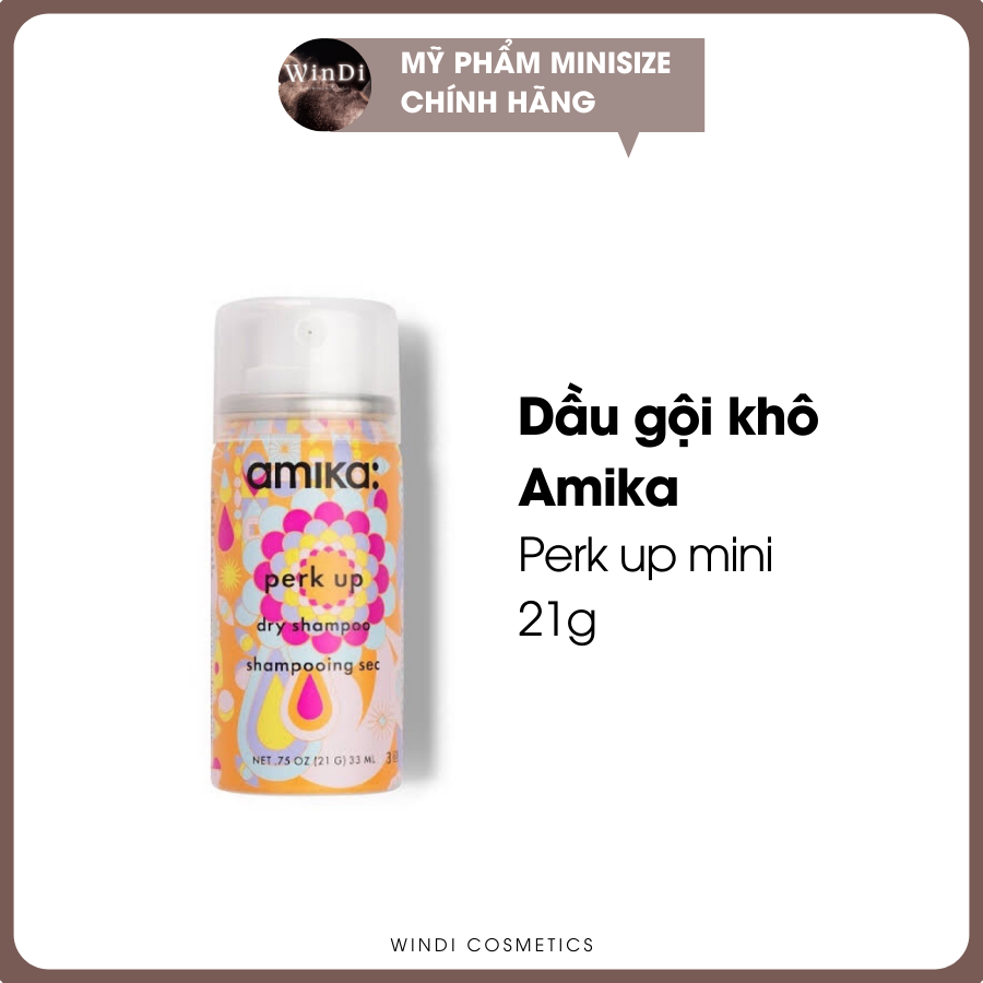 Dầu gội khô Amika Perk Up mini 21g