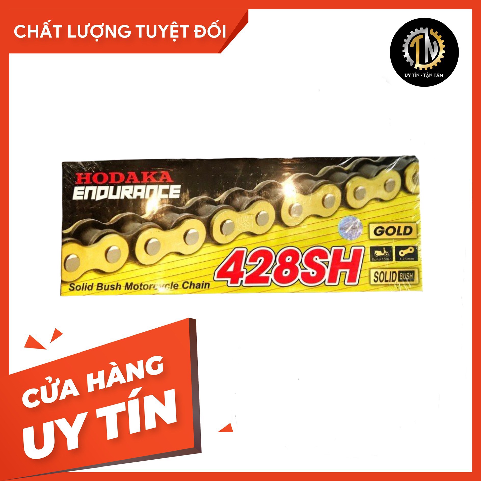 Sên vàng Hodaka độ dày 9.5 ly 124 mắc chính hãng nhập Malaysia
