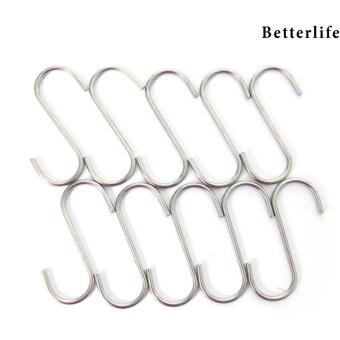 Bộ 10 móc treo chữ S 100% inox không gỉ ( Chịu lực được 20kg ) - BetterLife
