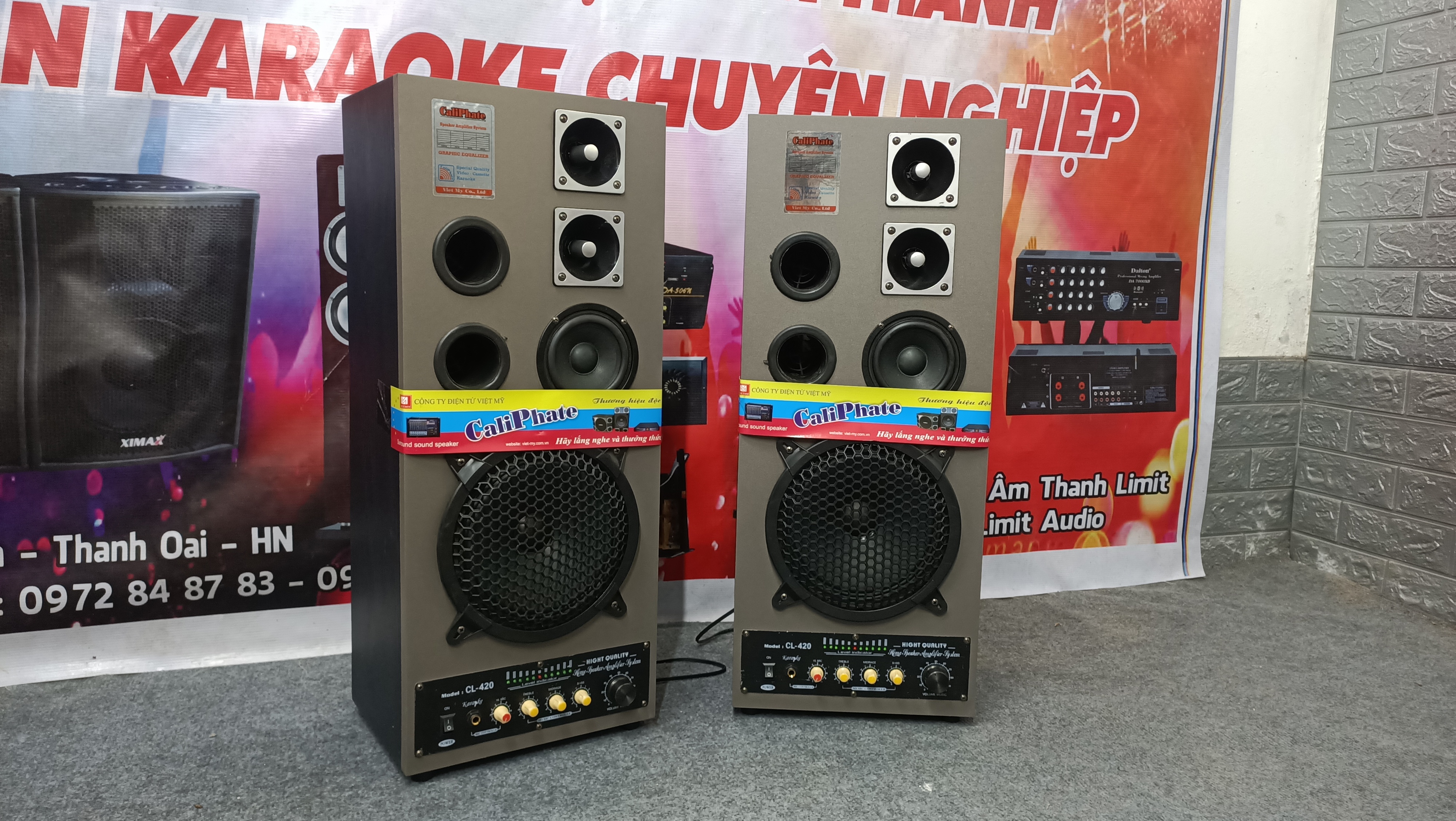 Loa liền kích caliphate 420, bass 20, nghe nhạc kết nối TV, điện thoại, máy tính