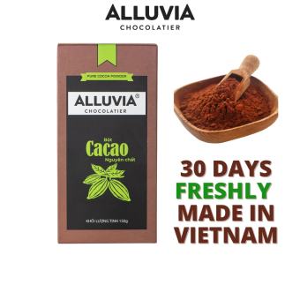 Bột ca cao nguyên chất không đường 100% cacao tự nhiên không chất bảo quản Alluvia Chocolate dòng thượng hạng