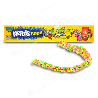 Kẹo Trái Cây Nhiệt Đới Dạng Dây Nerds Tropical Rope Chewy Candy, Gói 26g (0.92 Oz.)