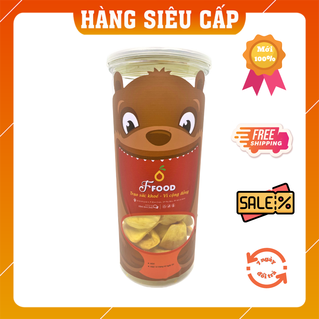 Hủ mít sấy 200gr FFOOD mit xay kho thơm ngon bổ dưỡng mit say deo