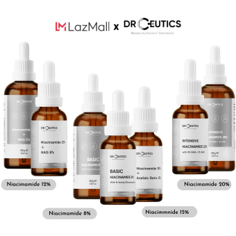 DRCEUTICS Tinh Chất Niacinamide (Vitamin B3) Thu Nhỏ Lỗ Chân Lông Và Làm Sáng Da (30g 100g)
