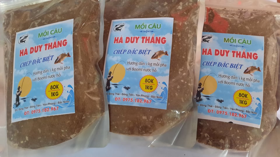 Mồi câu chép đặc biệt Hà Duy Thắng