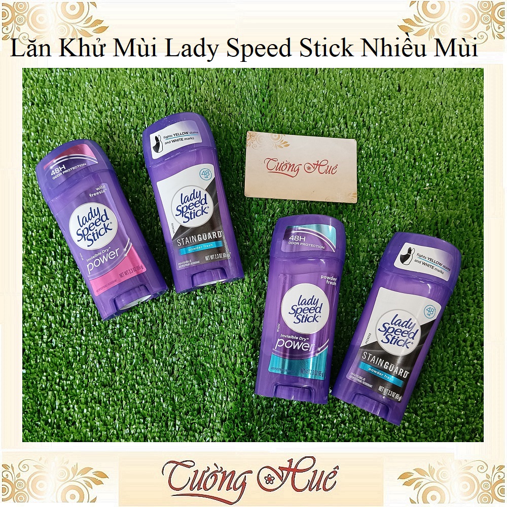 Lăn Khử Mùi Nữ Lady Speed Stick Nhiều Mùi - 65g