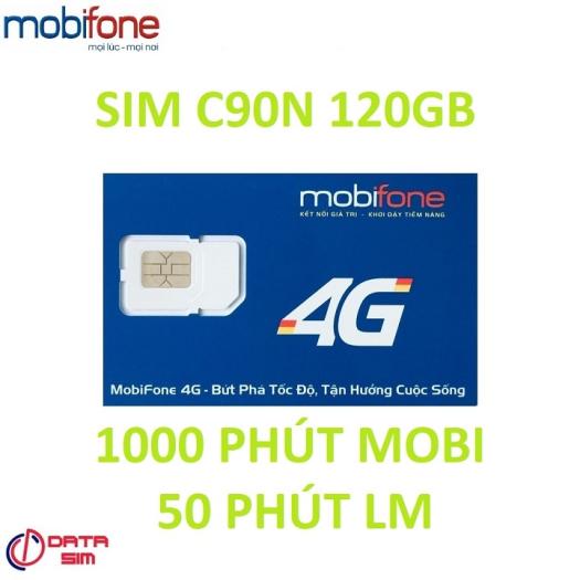 Gán gói C90N mobifone 120GB 1000 phút nội mạng 50 phút liên mạng trên sim đang sử dụng