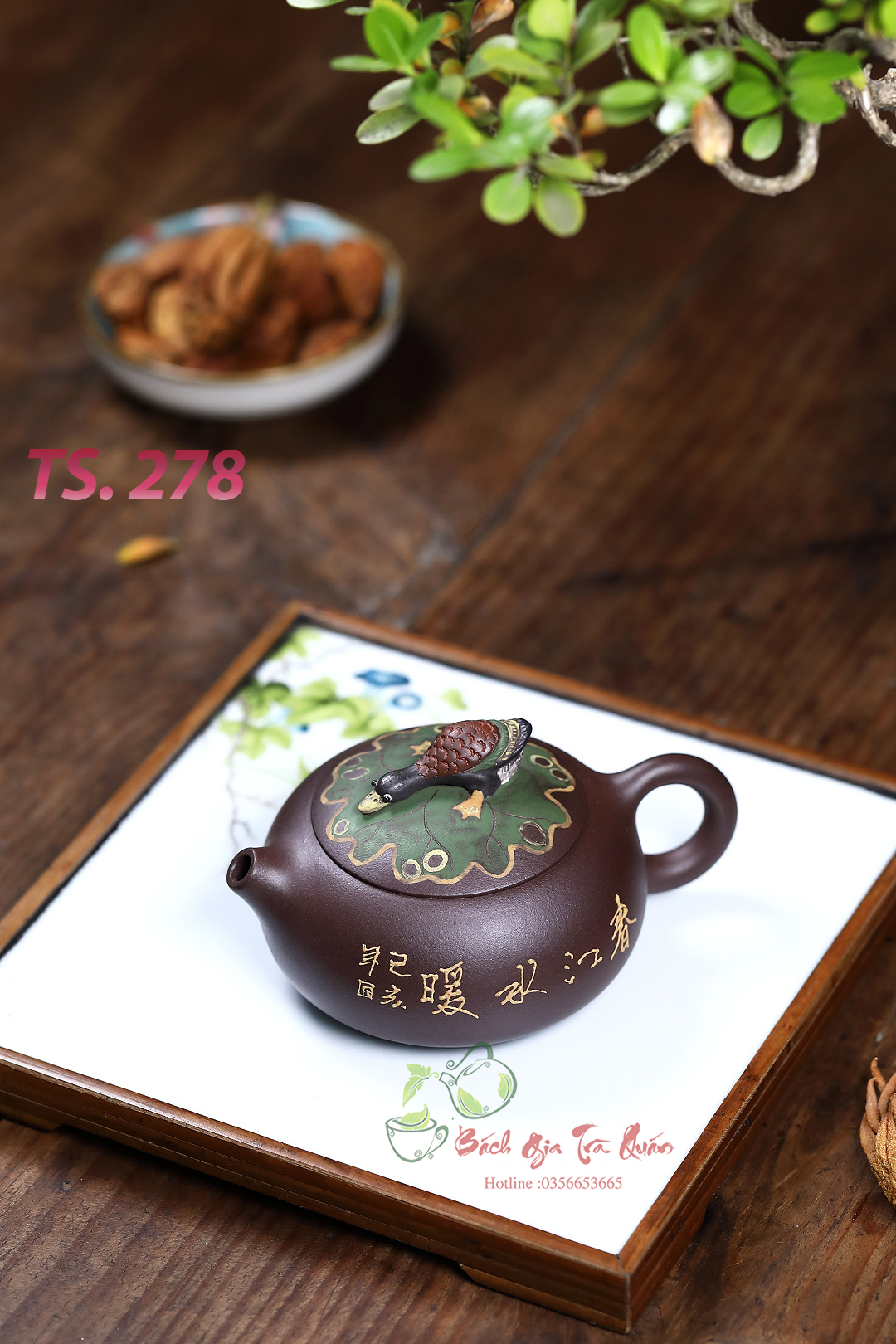 Ấm tử sa nghi hưng – áp tiên tri – nghệ nhân thẩm tử quyền