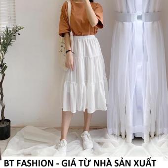Chân Váy Xòe Voan Duyên Dáng Thời Trang Hàn Quốc - BT Fashion (VOAN DÀI TRƠN/ VOAN 3T) VA02