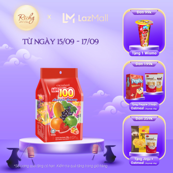 Kẹo Cocoaland LOT 100 tổng hợp gói 320g