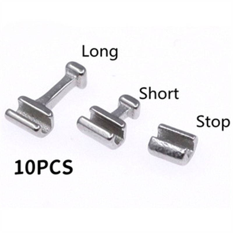 100pcs/10Packs Dental Orthodontic Crimpable Hooks Fixed On Teeth Arch