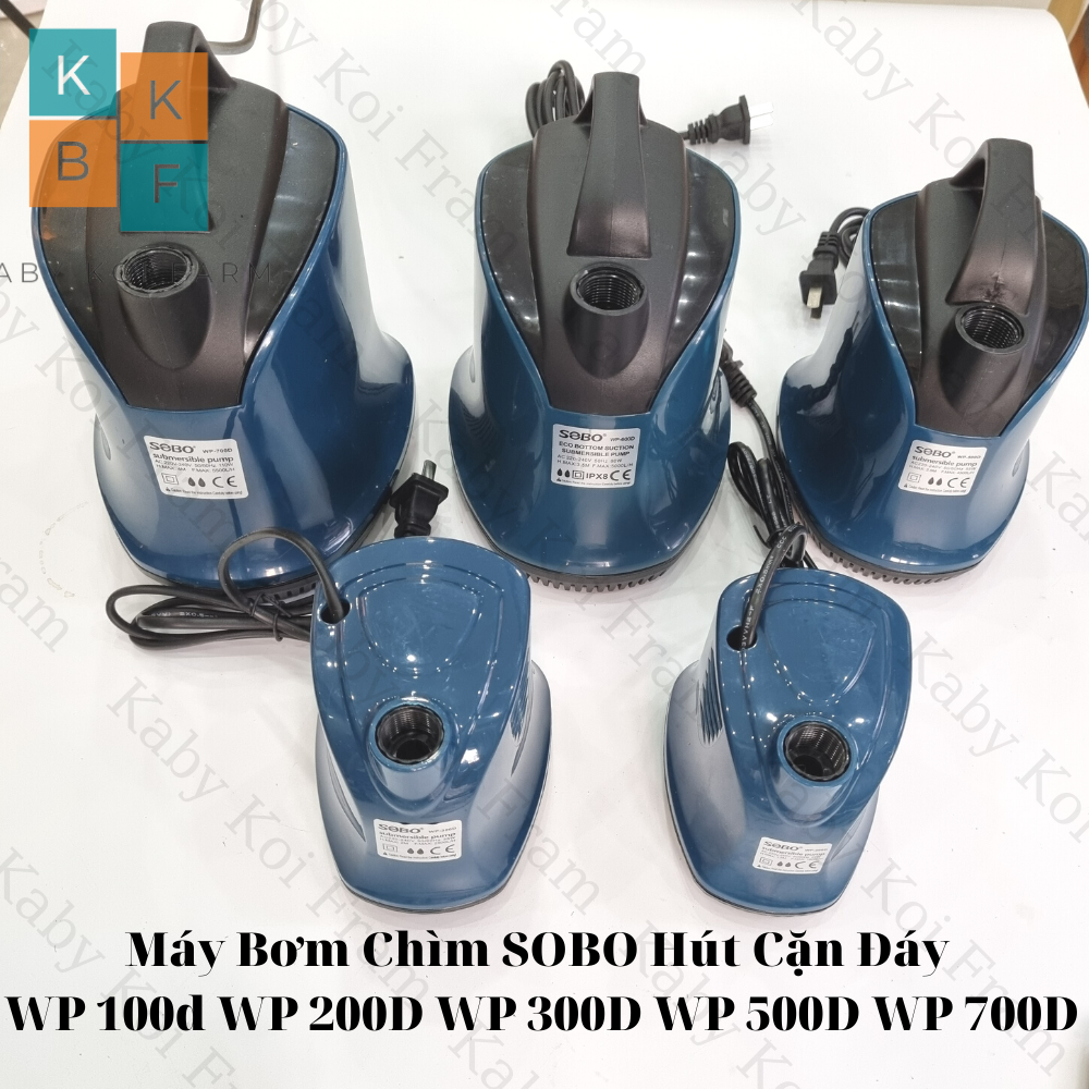 Máy bơm chìm bể cá sobo hút cặn đáy bơm hồ koi sobo wp 100d wp 200d wp 300d wp 500d wp 700d