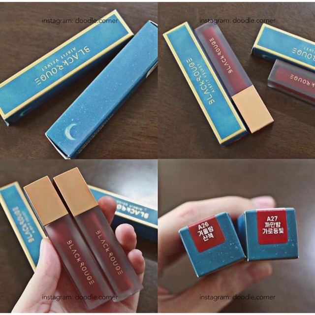 Son Black rouge A26 đỏ đất pha cam , sẵn đủ màu ver5 nắp vàng