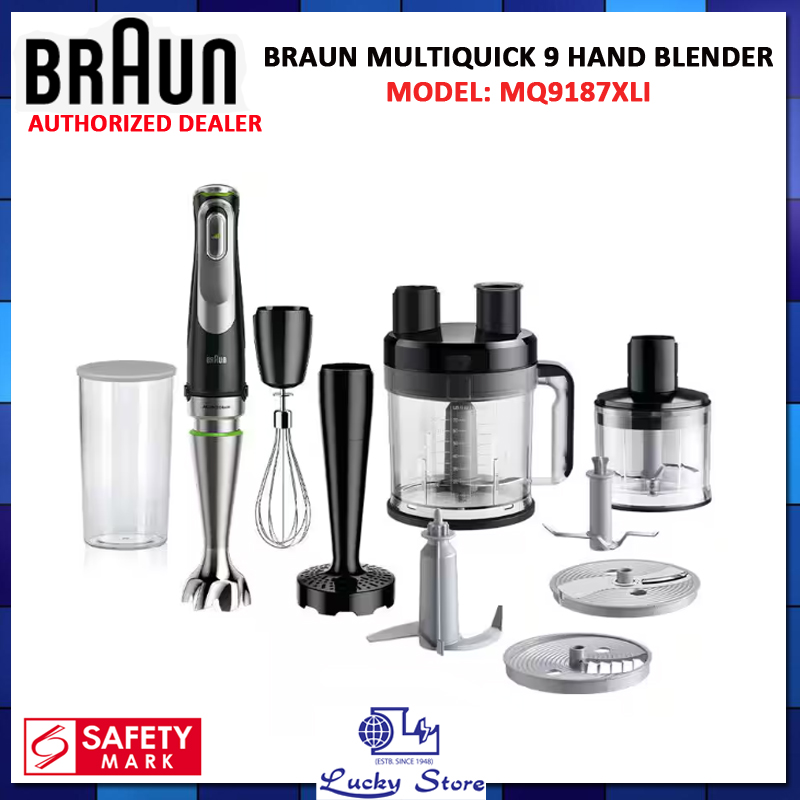 Braun Multiquick 9 Hand Blender, MQ9187XLI - Food Processors