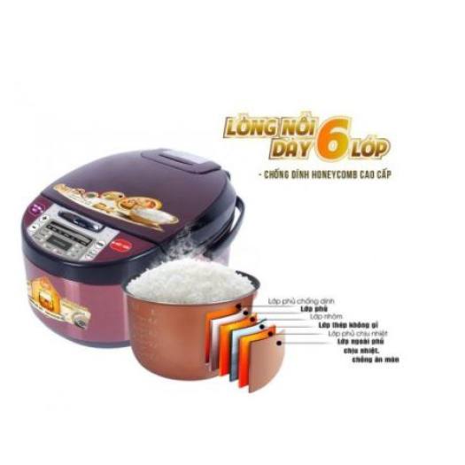 Nồi Cơm Điện Tử Comet 1.8 Lít - Cm8086N8 - Hàng (Bảo Hành 12 Tháng)