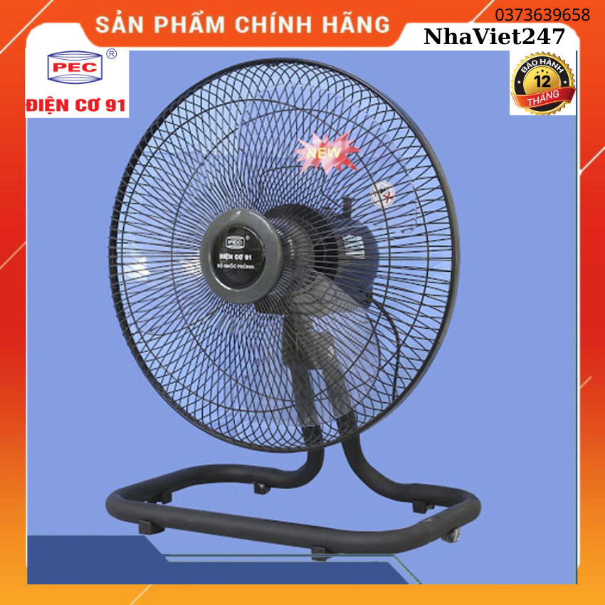 Quạt sàn-Quạt chân quỳ QS-400 Điện Cơ 91-54w-3 cánh-Quạt công nghiệp,thân sắt,chắc chắn,an toàn,bền,đẹp,gió mạnh,chính hãng,giá rẻ-bảo hanhd 12 tháng[NhaViet247]