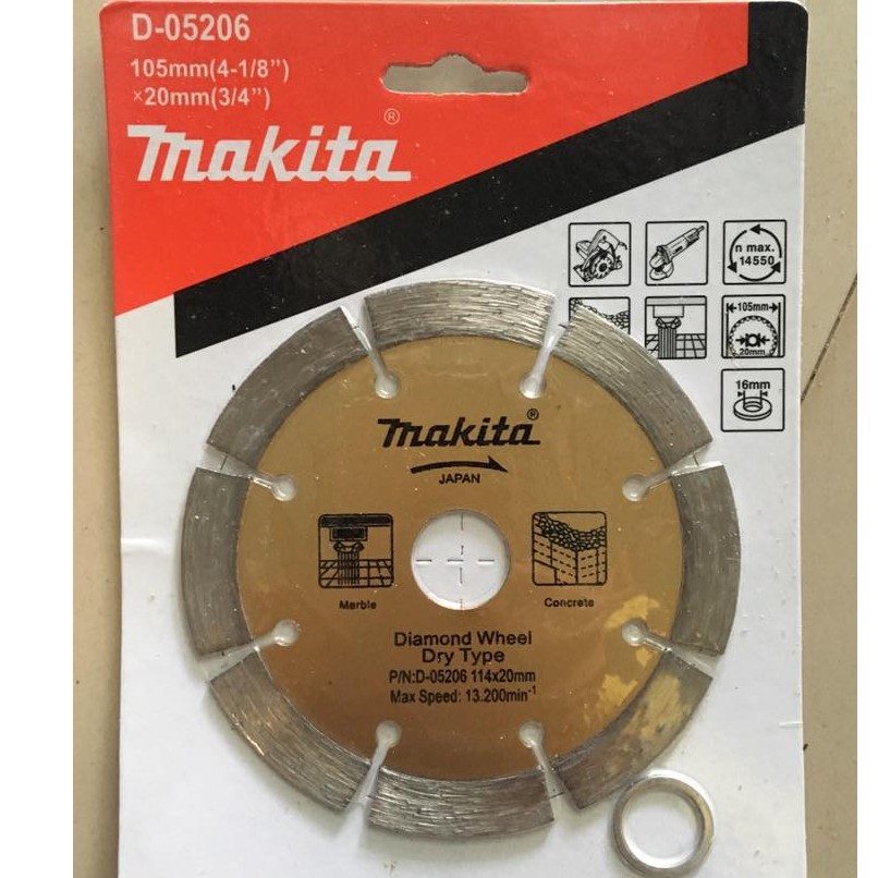 Lưỡi cắt gạch Makita 110 mm bv.