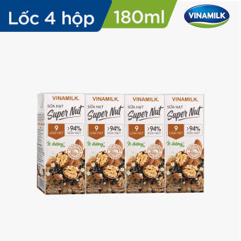 COMBO 3 Lốc 12 Hộp Sữa 9 Loại Hạt Vinamilk Super Nut 180ml.