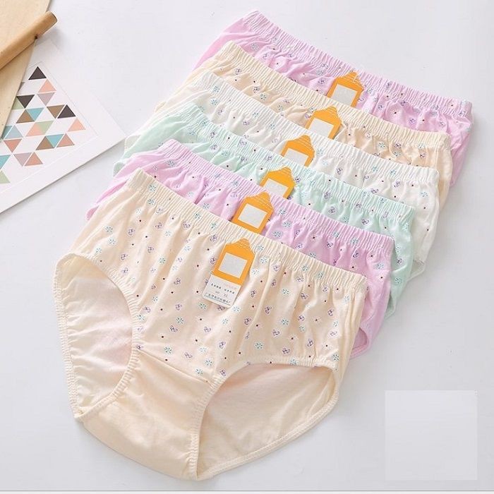 Qoo10 - KJA037 XL-5XL Women Cotton Underwear Panty High Waist