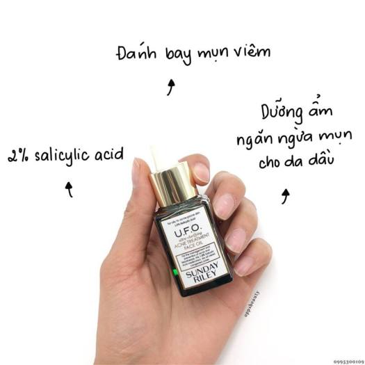 [15ML / 35ML] Dầu Dưỡng Da Xóa Mụn Sunday Riley U.F.O Ultra Clarifying Face Oil