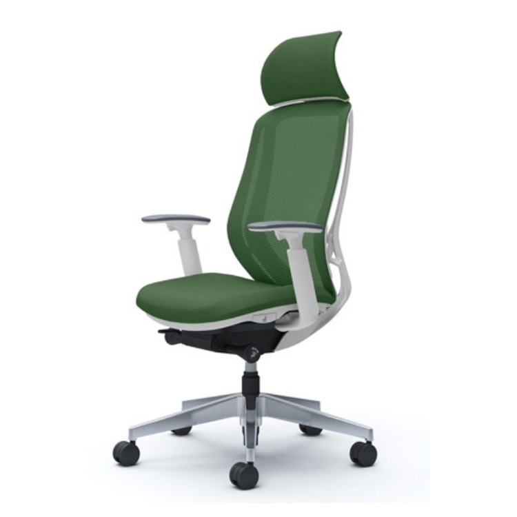 OKAMURA เก้าอี้รุ่น SYLPHY EXTRA HIGH BACK, ALUMINIUM BASE, DARK GREEN, Ergonomic Chair ราคา 22,500 บาท*ส่งฟรี