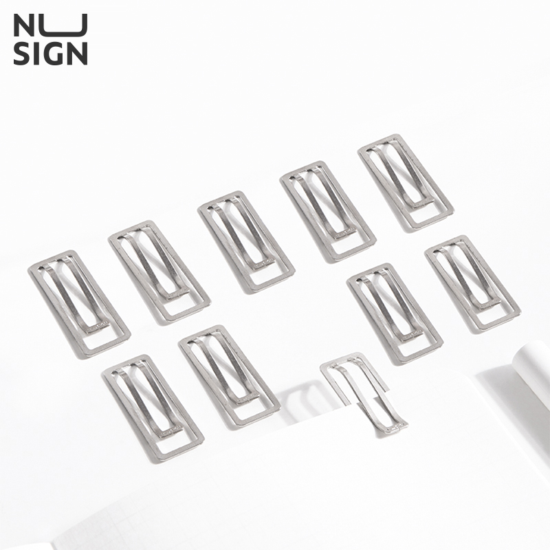 Deli Nusign Kẹp Giấy 10 Cái/bộ Bạc 65Mn Bộ Đánh Dấu Sách Bằng Thép Mangan Có Thể Đeo Được Tập Tin Giấy Vé Phân Loại Chuột Rút Văn Phòng Phẩm Tự Làm Kết Hợp Kẹp Có Thể Tái Sử Dụng Dụng Cụ Phân Loại Chữ Ghi Chú Ảnh Cho Gia Đình Văn Phòng Cửa Hàng Ký Túc Xá